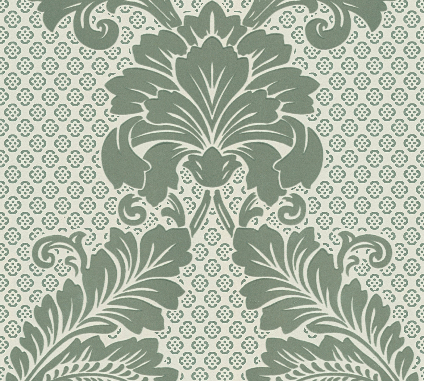 Architects Paper Luxury wallpaper Luxus Flocktapete Grün Blau 10,05 m x 0,52 m