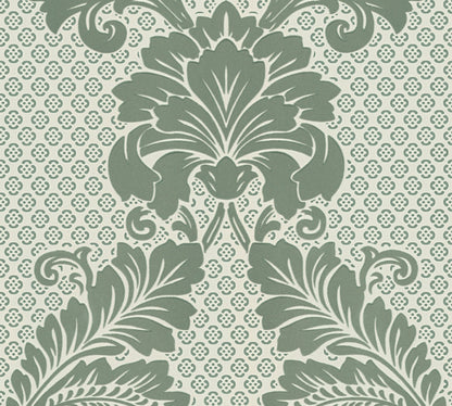 Architects Paper Luxury wallpaper Luxus Flocktapete Grün Blau 10,05 m x 0,52 m