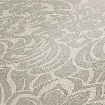 Architects Paper Luxury wallpaper Luxus Glasperlentapete Silber Creme 10,05 m x 0,52 m