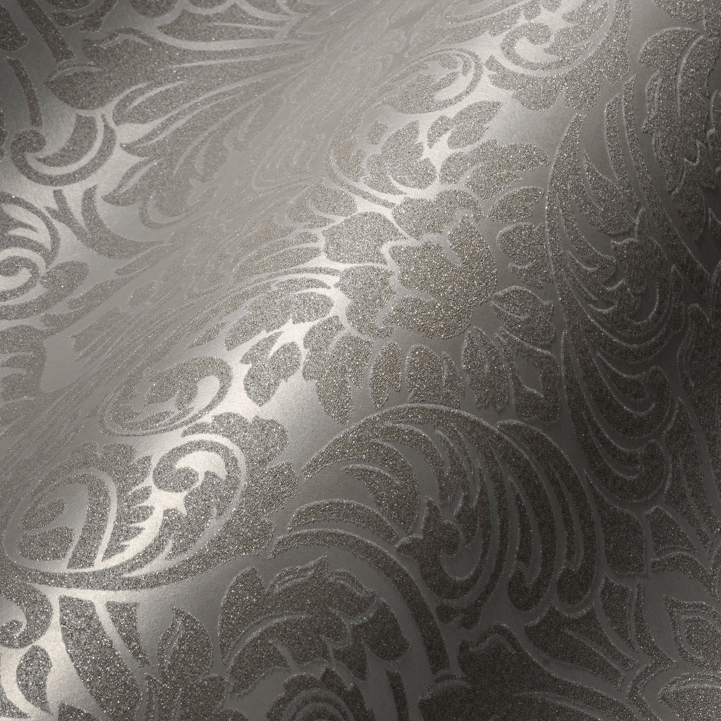 Architects Paper Luxury wallpaper Luxus Glasperlentapete Silber Creme 10,05 m x 0,52 m