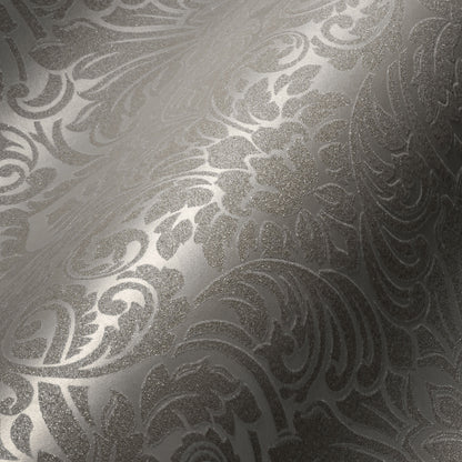 Architects Paper Luxury wallpaper Luxus Glasperlentapete Silber Creme 10,05 m x 0,52 m