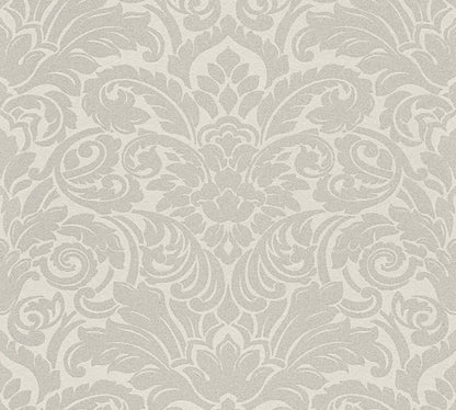 Architects Paper Luxury wallpaper Luxus Glasperlentapete Silber Creme 10,05 m x 0,52 m