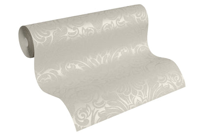 Architects Paper Luxury wallpaper Luxus Glasperlentapete Silber Creme 10,05 m x 0,52 m