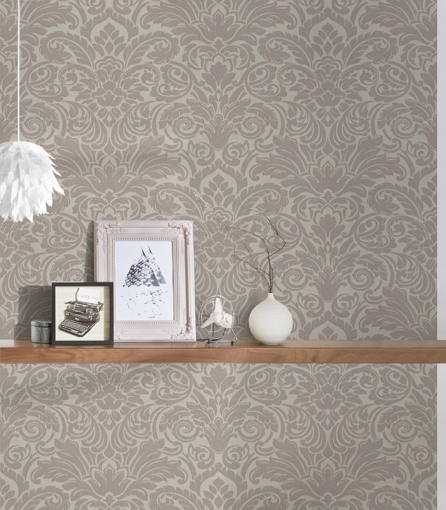 Architects Paper Luxury wallpaper Luxus Glasperlentapete Bronze Braun 10,05 m x 0,52 m