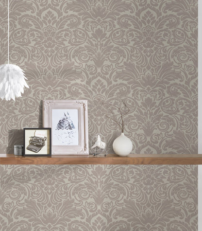 Architects Paper Luxury wallpaper Luxus Glasperlentapete Bronze Braun 10,05 m x 0,52 m