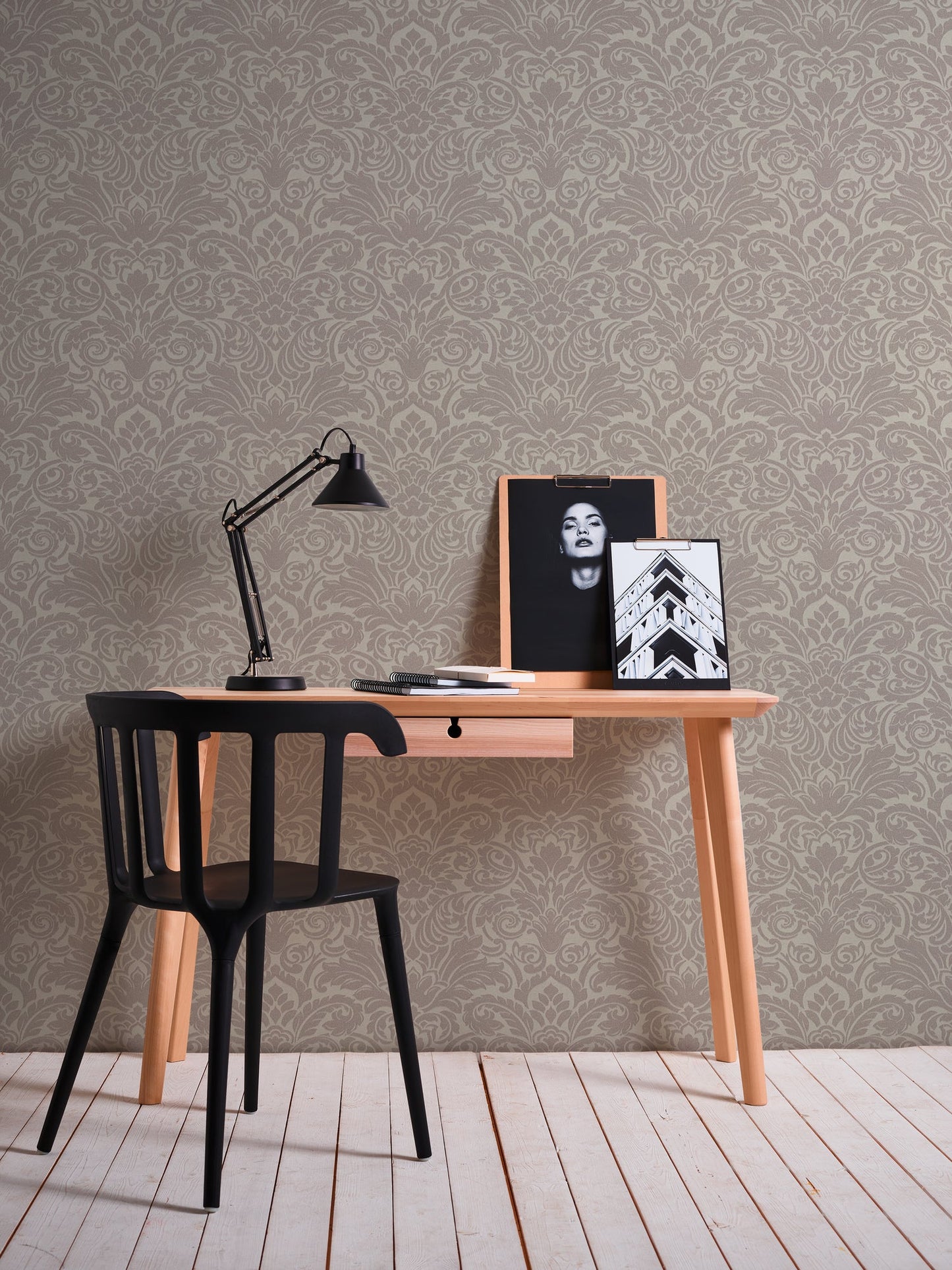 Architects Paper Luxury wallpaper Luxus Glasperlentapete Bronze Braun 10,05 m x 0,52 m