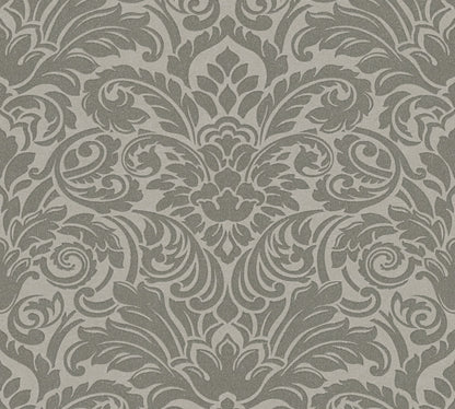 Architects Paper Luxury wallpaper Luxus Glasperlentapete Silber Grau 10,05 m x 0,52 m