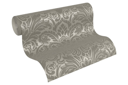 Architects Paper Luxury wallpaper Luxus Glasperlentapete Silber Grau 10,05 m x 0,52 m