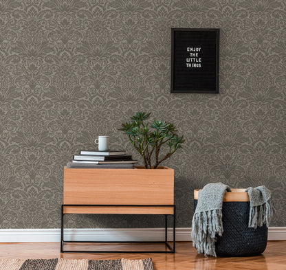 Architects Paper Luxury wallpaper Luxus Glasperlentapete Silber Grau 10,05 m x 0,52 m