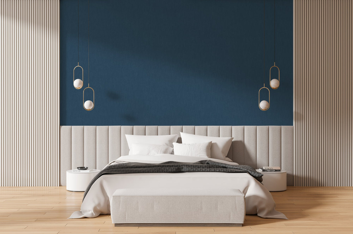 Architects Paper Longlife Colours Vinyl-Vliestapete Blau 21,00 m x 1,06 m
