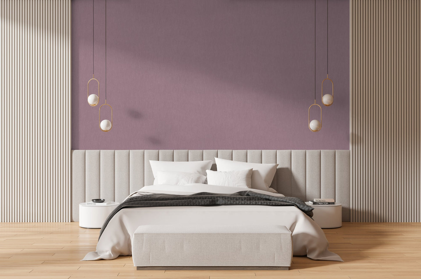 Architects Paper Longlife Colours Vinyl-Vliestapete Lila 21,00 m x 1,06 m