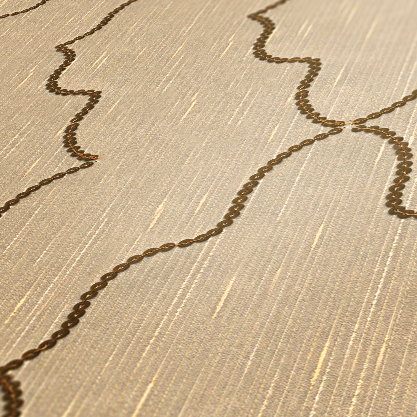 Architects Paper Wall Fashion Designtapete Creme Gold 3,20 m x 0,53 m