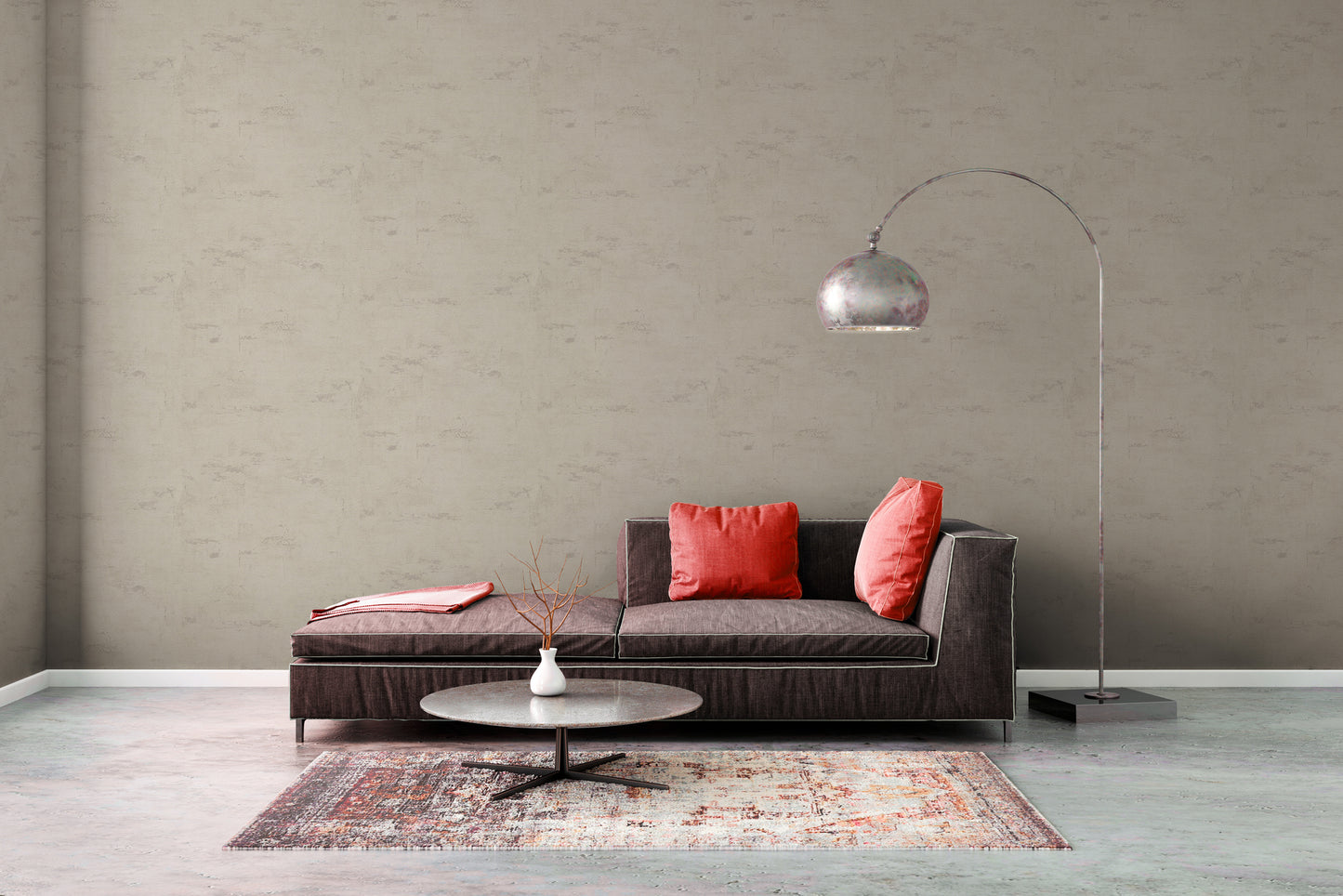 Livingwalls Daniel Hechter 7  Struktur Creme Grau - 10,05 m x 0,53 m