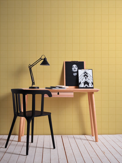 Architects Paper Luxury wallpaper Vinyl-Vliestapete Gold Gelb 10,05 m x 0,53 m