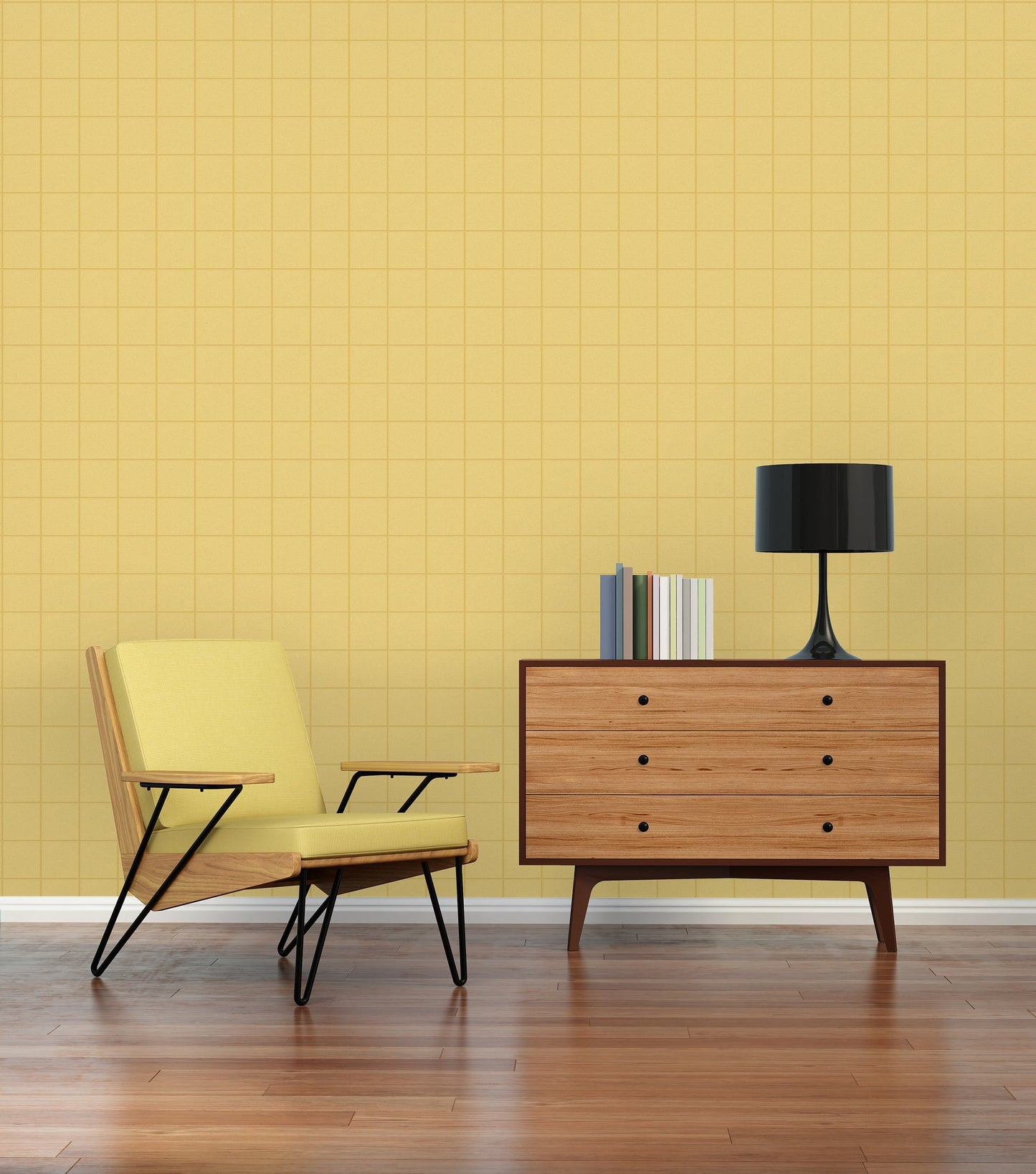 Architects Paper Luxury wallpaper Vinyl-Vliestapete Gold Gelb 10,05 m x 0,53 m