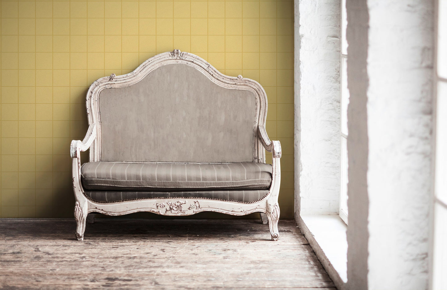 Architects Paper Luxury wallpaper Vinyl-Vliestapete Gold Gelb 10,05 m x 0,53 m