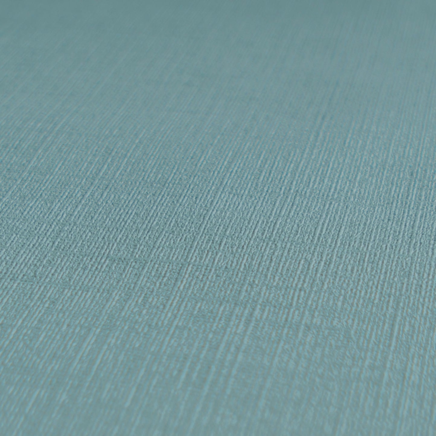 Mustertapete Leinen Teal Sanft - 10,05 m x 0,53 m