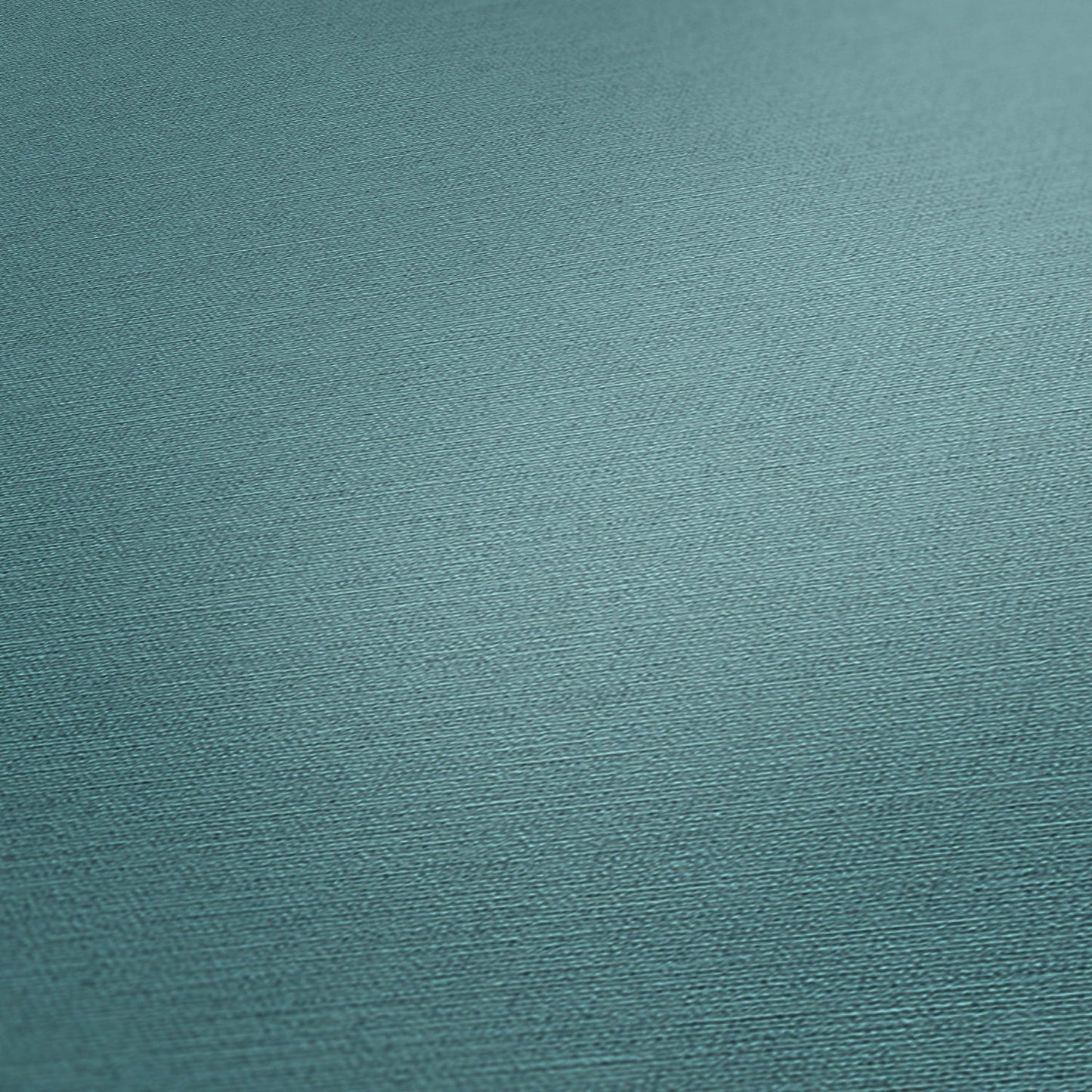 Mustertapete Leinen Teal Sanft - 10,05 m x 0,53 m