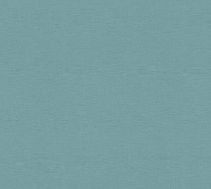 Mustertapete Leinen Teal Sanft - 10,05 m x 0,53 m