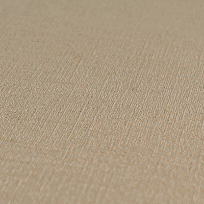 Mustertapete Leinen Taupe Klassisch - 10,05 m x 0,53 m