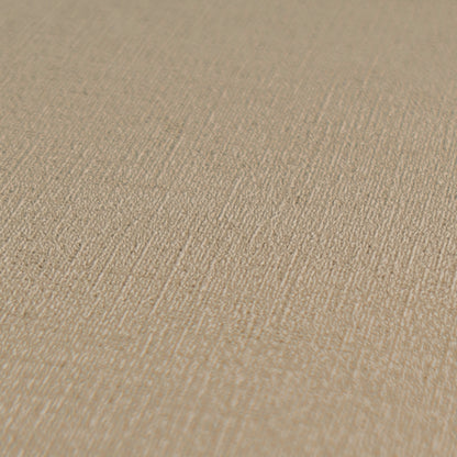 Mustertapete Leinen Taupe Klassisch - 10,05 m x 0,53 m