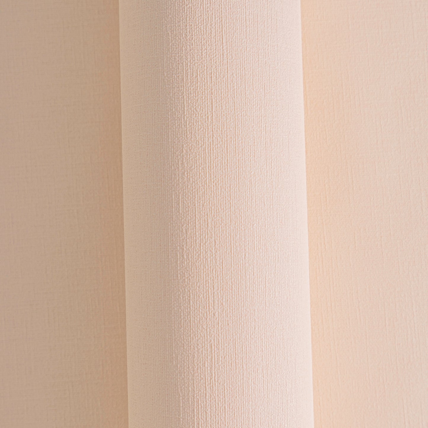 Mustertapete Leinen Pastellorange Klassisch - 10,05 m x 0,53 m