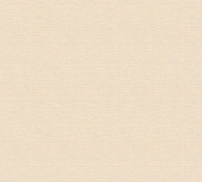 Mustertapete Leinen Pastellorange Klassisch - 10,05 m x 0,53 m