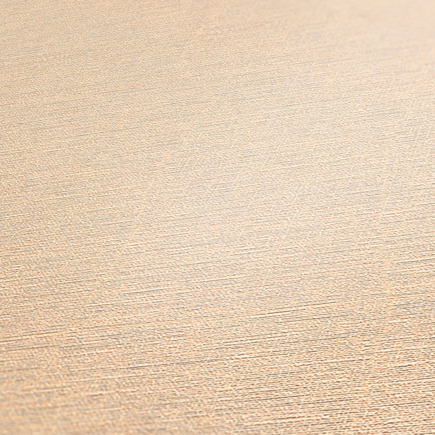 Mustertapete Leinen Pastellorange Klassisch - 10,05 m x 0,53 m
