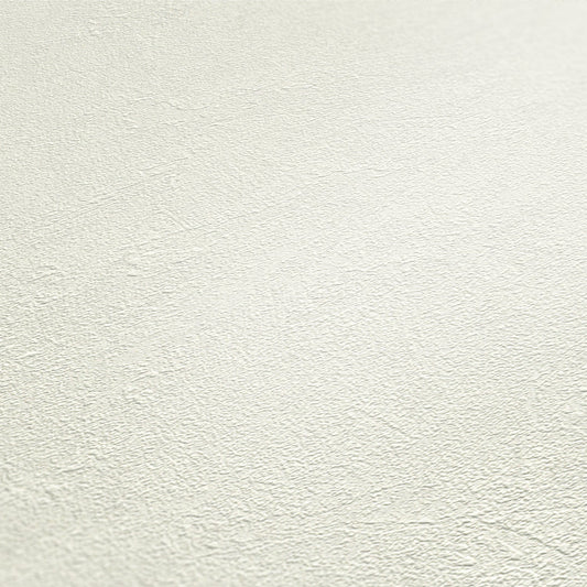 Simply White Vinyl-Vliestapete Weiß Creme 10,05 m x 0,53 m