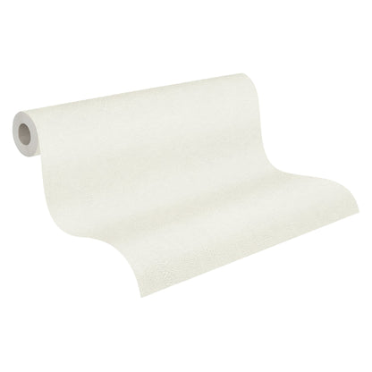 Simply White Vinyl-Vliestapete Weiß Creme 10,05 m x 0,53 m