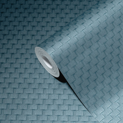 Architects Paper Luxury wallpaper Vinyl-Vliestapete Blau Bronze 10,05 m x 0,53 m
