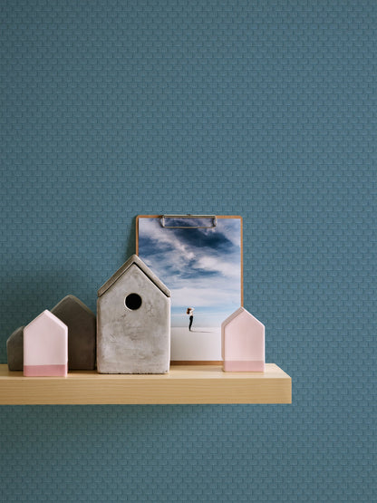 Architects Paper Luxury wallpaper Vinyl-Vliestapete Blau Bronze 10,05 m x 0,53 m