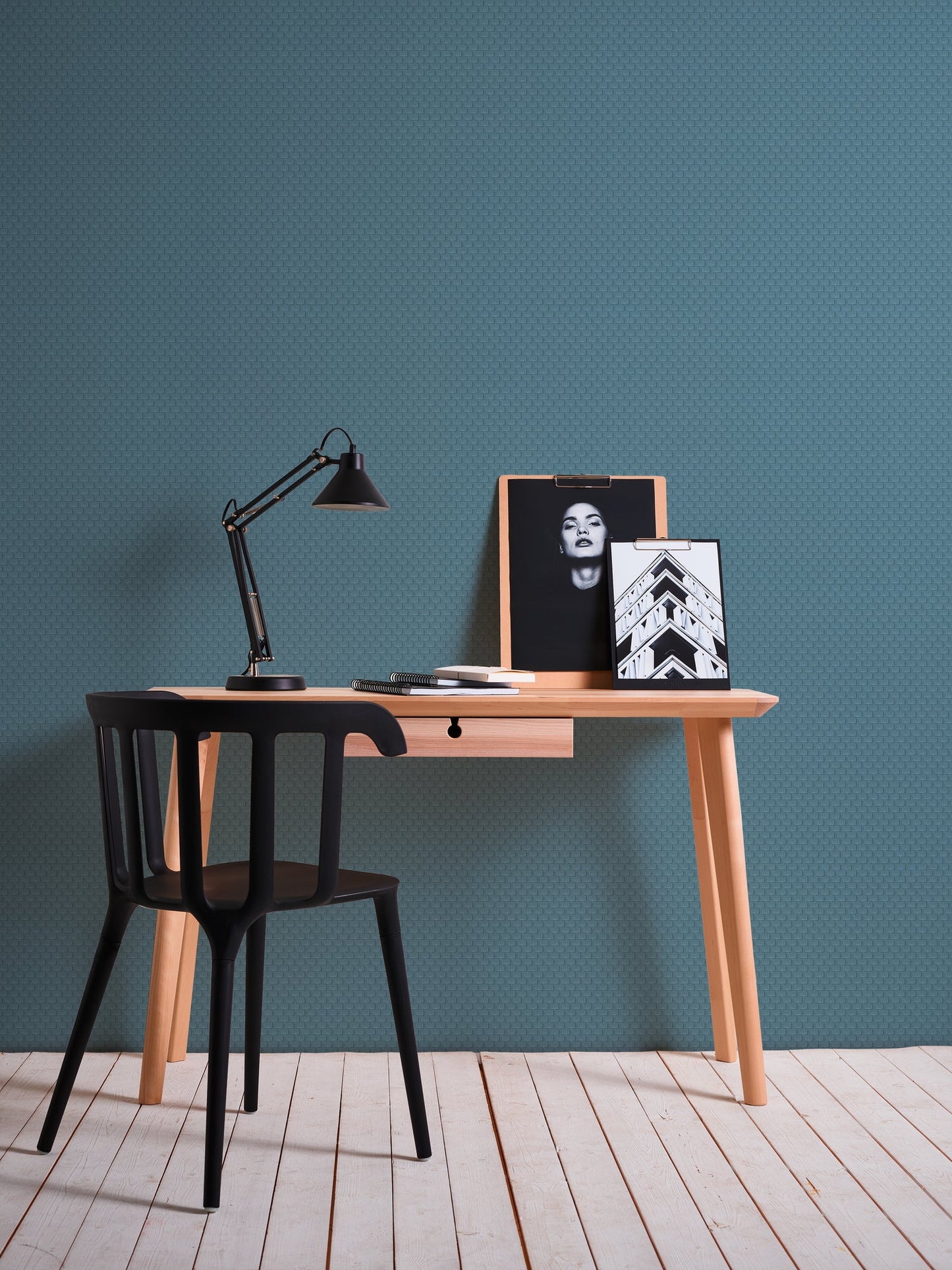 Architects Paper Luxury wallpaper Vinyl-Vliestapete Blau Bronze 10,05 m x 0,53 m