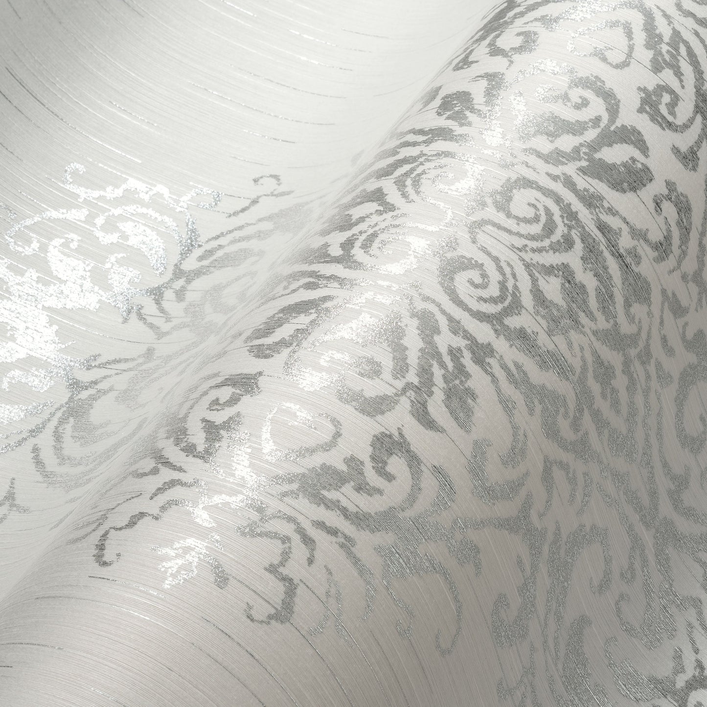 Architects Paper Luxury wallpaper Vlies-Textiltapete Weiß Silber Blau 10,05 m x 0,53 m