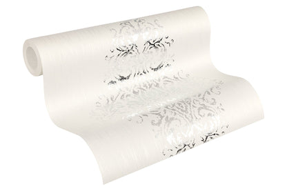 Architects Paper Luxury wallpaper Vlies-Textiltapete Weiß Silber Blau 10,05 m x 0,53 m