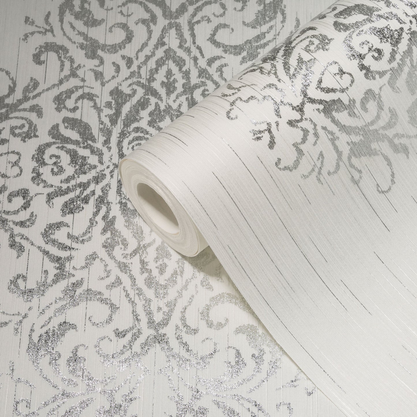 Architects Paper Luxury wallpaper Vlies-Textiltapete Weiß Silber Blau 10,05 m x 0,53 m