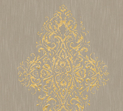 Architects Paper Luxury wallpaper Vlies-Textiltapete Beige Gold 10,05 m x 0,53 m