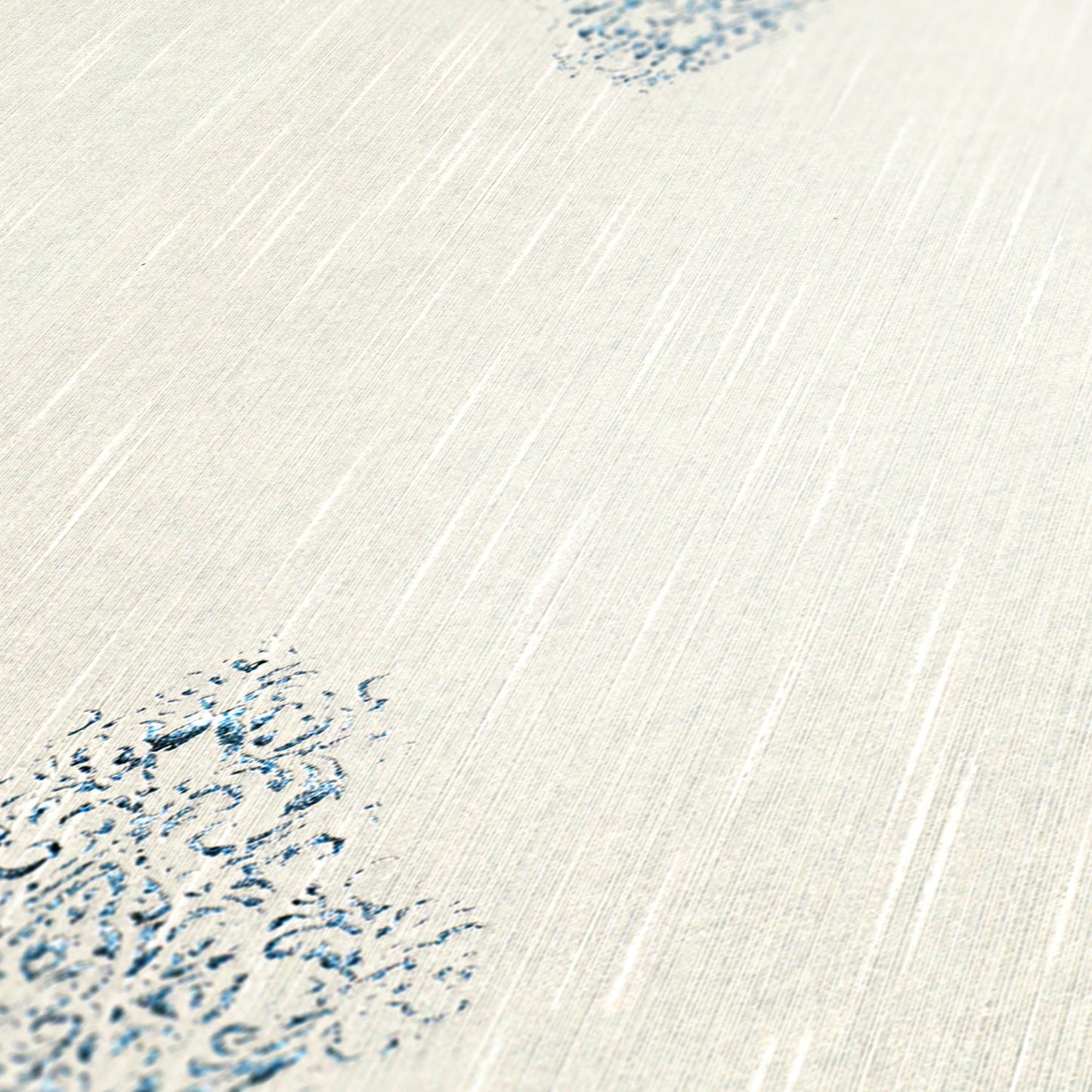 Architects Paper Luxury wallpaper Vlies-Textiltapete Weiß Silber 10,05 m x 0,53 m
