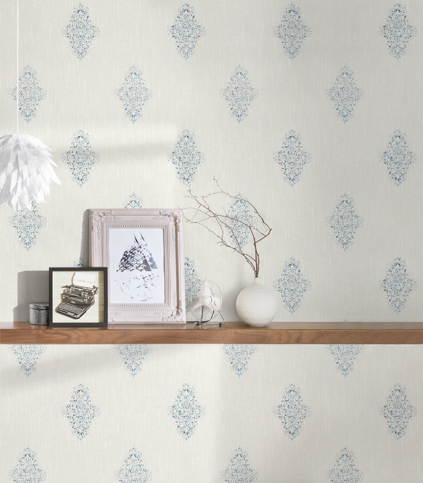 Architects Paper Luxury wallpaper Vlies-Textiltapete Weiß Silber 10,05 m x 0,53 m