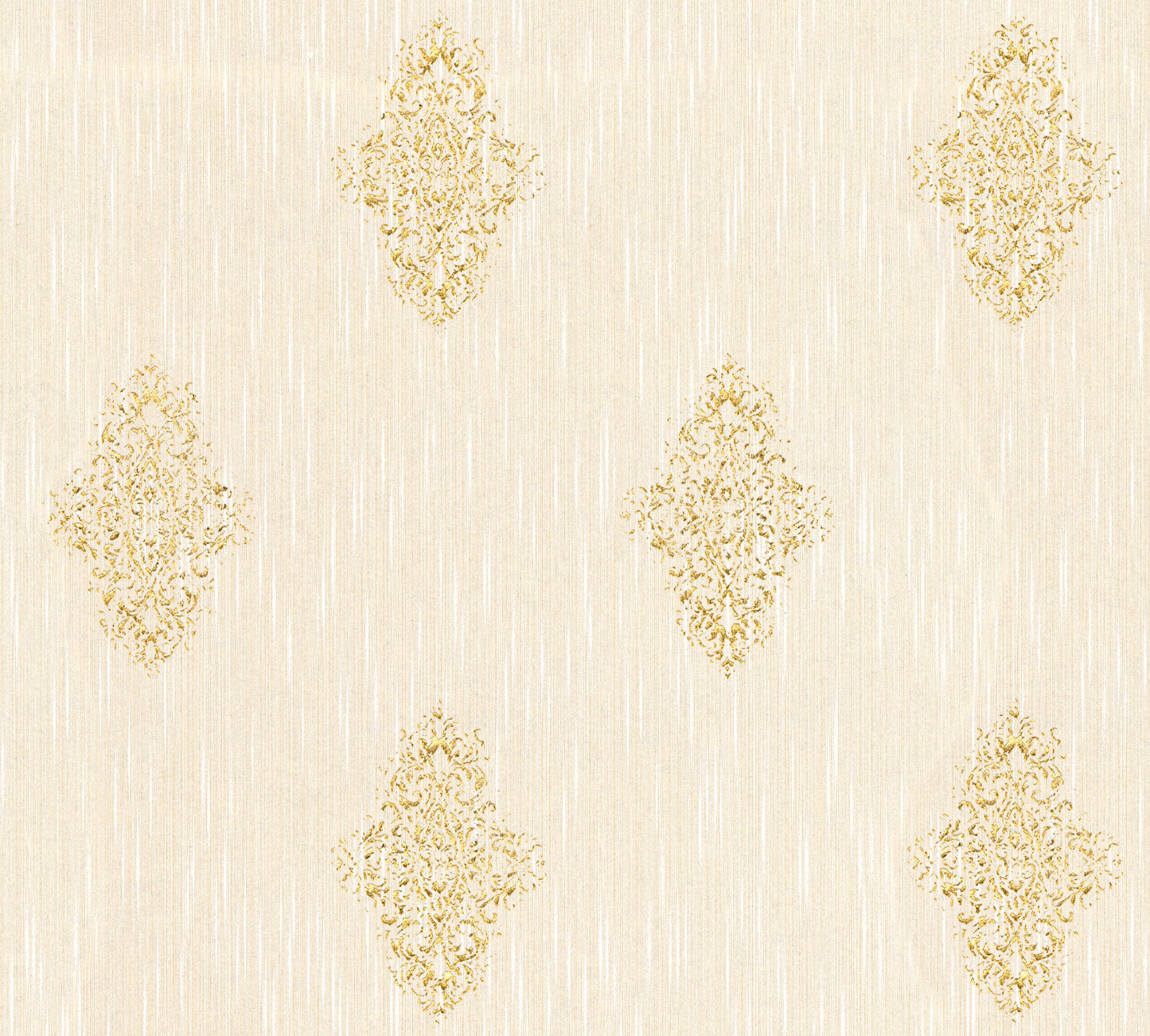 Architects Paper Luxury wallpaper Vlies-Textiltapete Creme Gold 10,05 m x 0,53 m