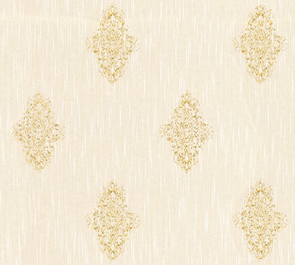 Architects Paper Luxury wallpaper Vlies-Textiltapete Creme Gold 10,05 m x 0,53 m
