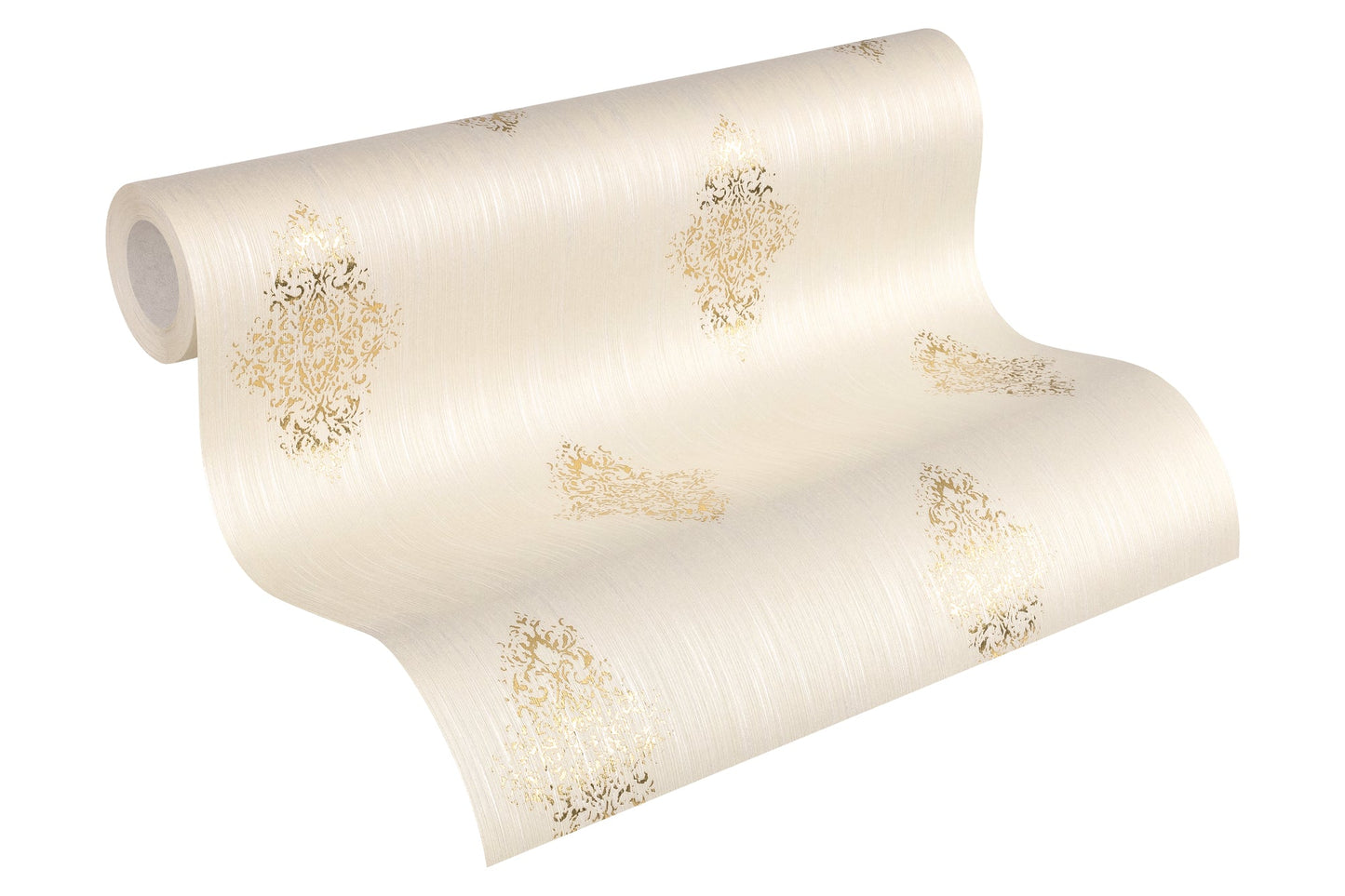 Architects Paper Luxury wallpaper Vlies-Textiltapete Creme Gold 10,05 m x 0,53 m