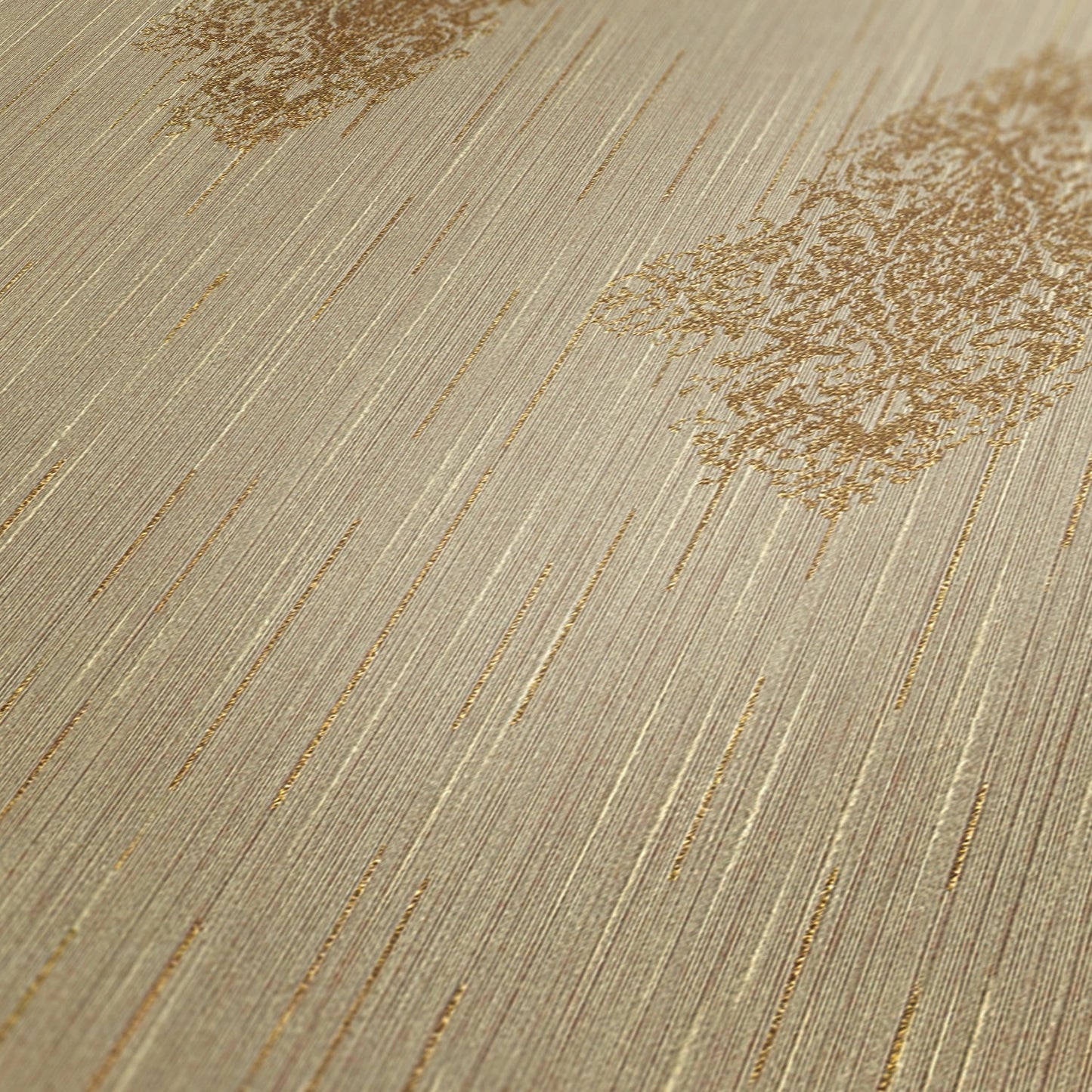 Architects Paper Luxury wallpaper Vlies-Textiltapete Beige Bronze 10,05 m x 0,53 m