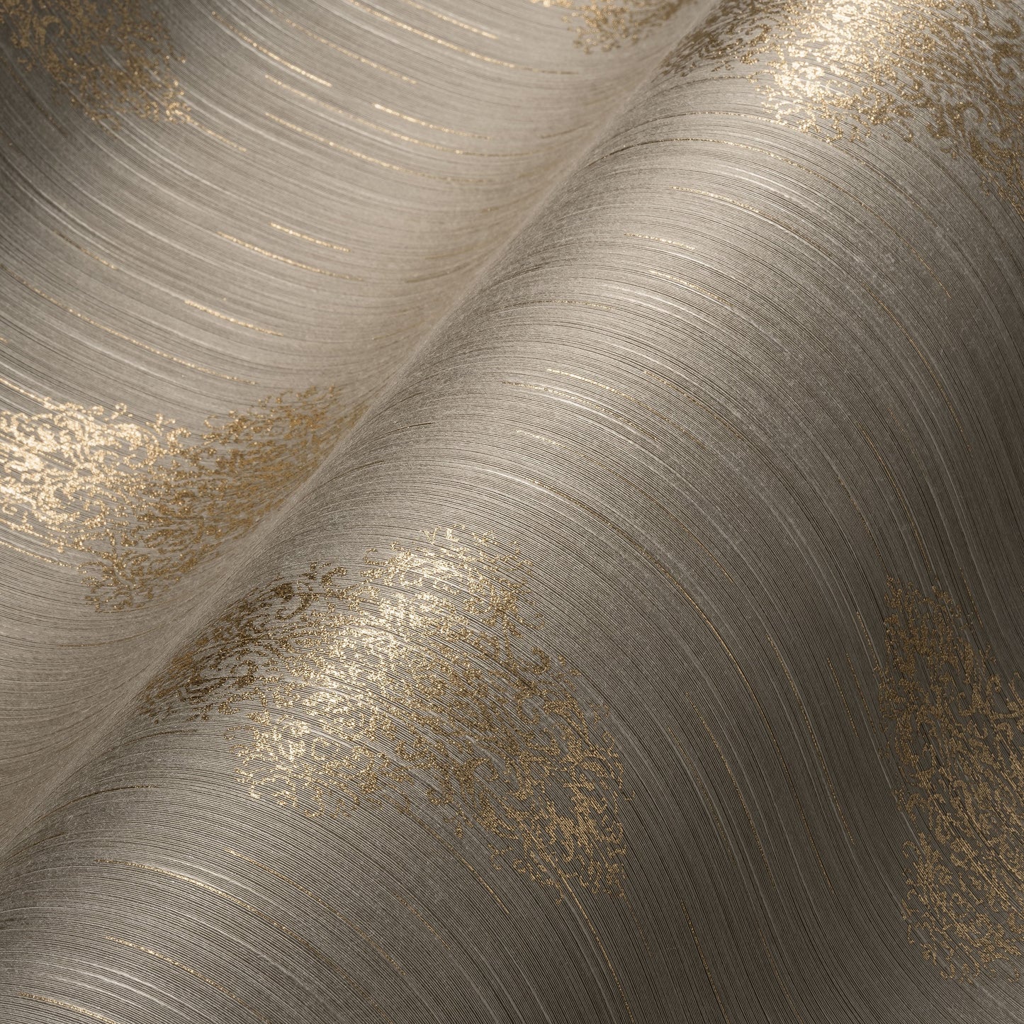 Architects Paper Luxury wallpaper Vlies-Textiltapete Beige Bronze 10,05 m x 0,53 m