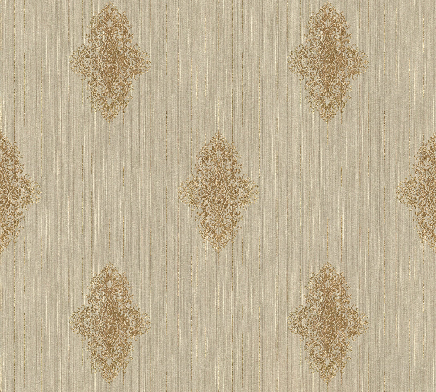 Architects Paper Luxury wallpaper Vlies-Textiltapete Beige Bronze 10,05 m x 0,53 m