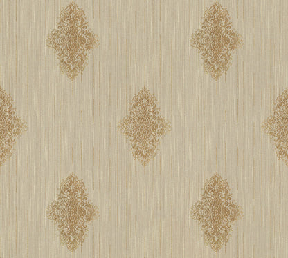 Architects Paper Luxury wallpaper Vlies-Textiltapete Beige Bronze 10,05 m x 0,53 m