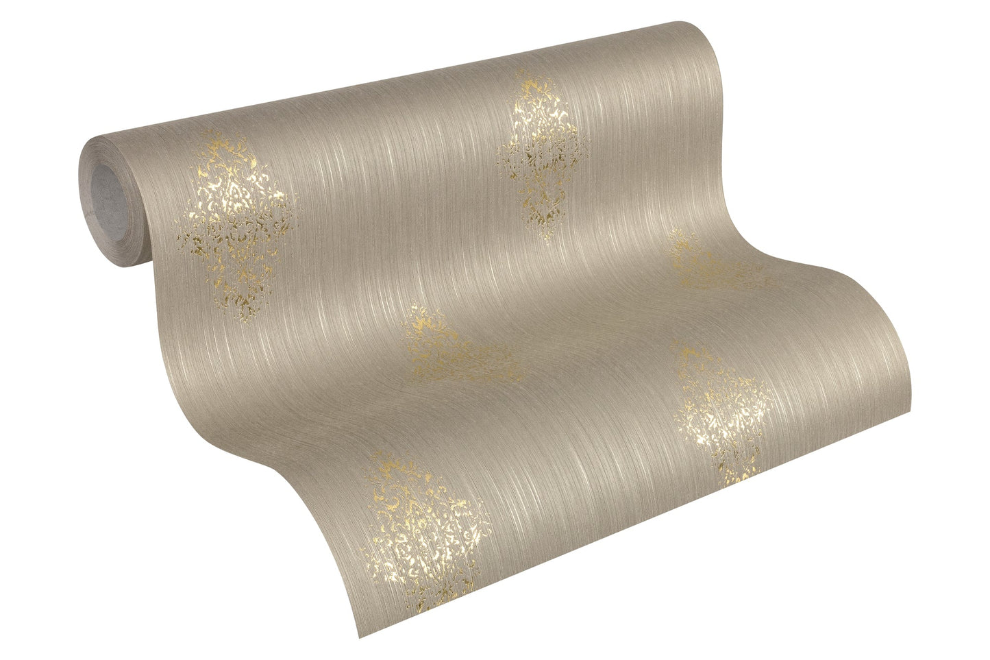 Architects Paper Luxury wallpaper Vlies-Textiltapete Beige Bronze 10,05 m x 0,53 m