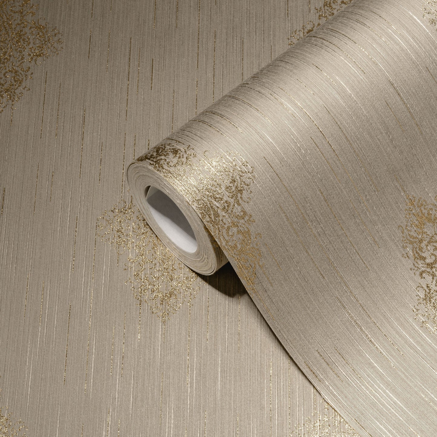 Architects Paper Luxury wallpaper Vlies-Textiltapete Beige Bronze 10,05 m x 0,53 m