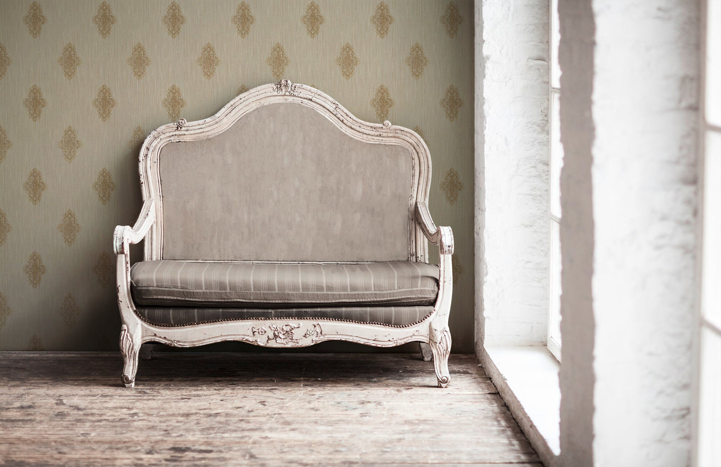 Architects Paper Luxury wallpaper Vlies-Textiltapete Beige Bronze 10,05 m x 0,53 m