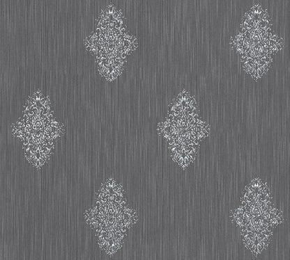 Architects Paper Luxury wallpaper Vlies-Textiltapete Braun Silber 10,05 m x 0,53 m